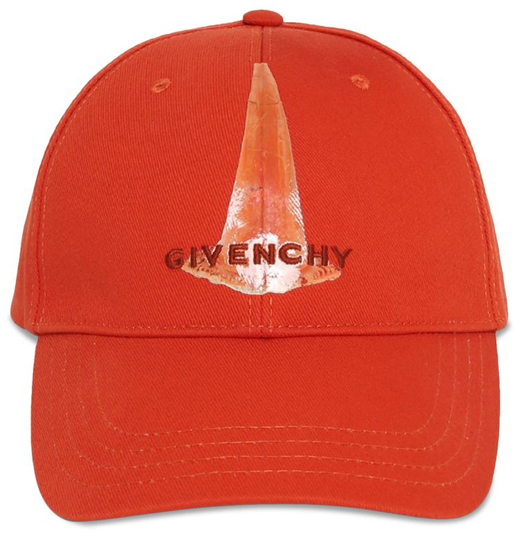 Givenchy Curved Cap With Embroidered Logo Pumpkin
