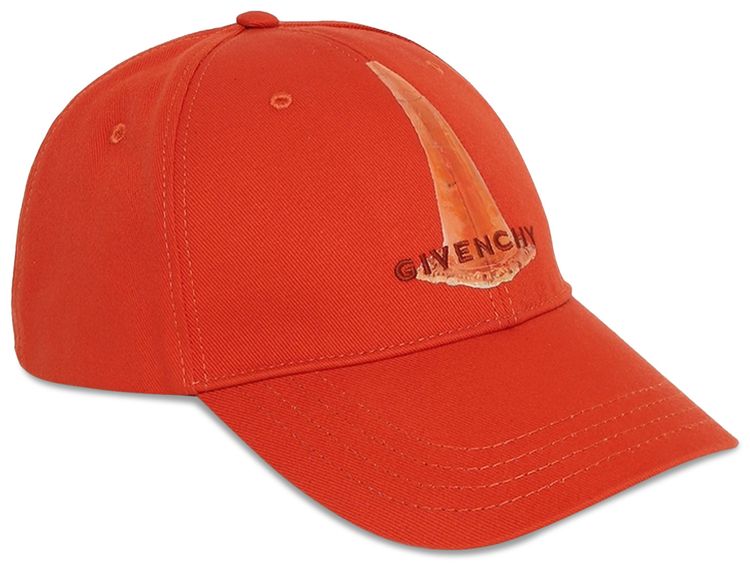 Givenchy Curved Cap With Embroidered Logo Pumpkin