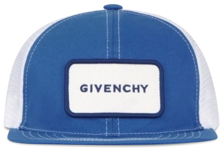Givenchy Flat Brim Trucker Hat BlueWhite