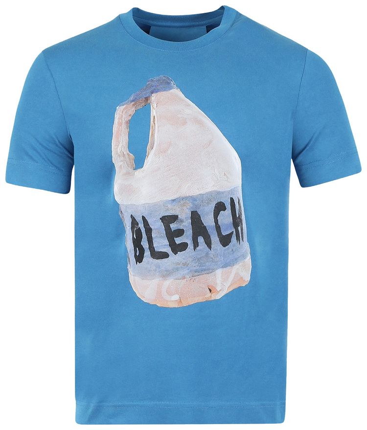 Givenchy Slim Fit Print T Shirt Medium Blue