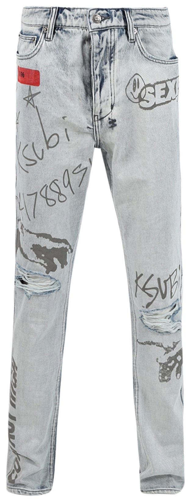 Ksubi Chitch Flyer Trashed Jean Blue