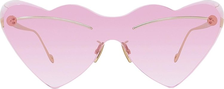 Loewe Acetate Sunglasses 'Shiny Endura Gold/Violet'