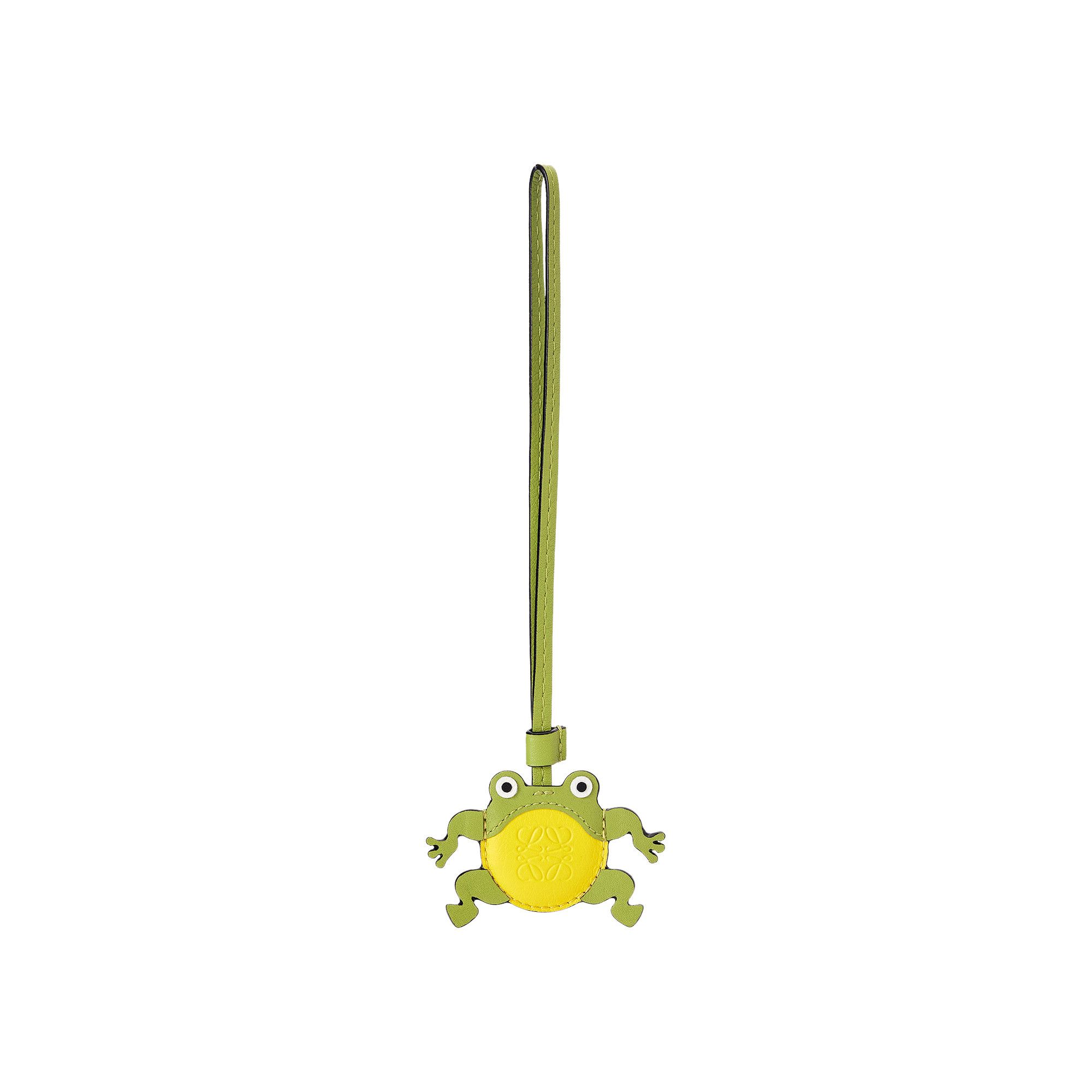 Loewe Frog Airtag Case Green Yellow
