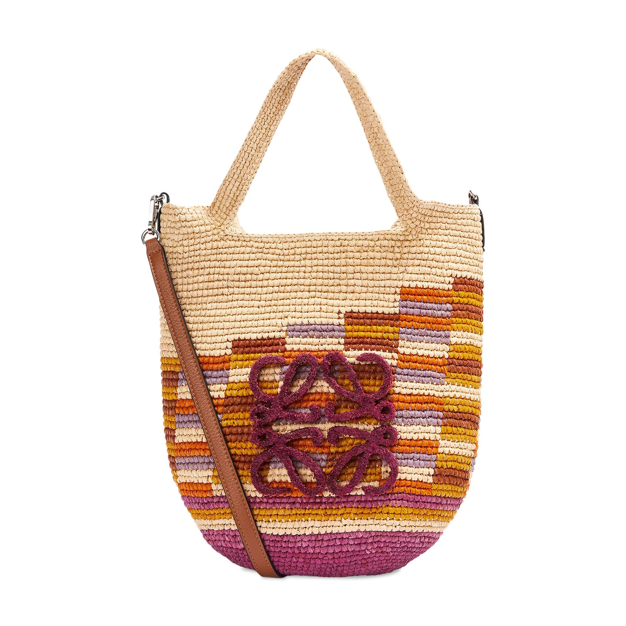 Buy Loewe Slit Rainbow Mini Bag Natural Fuchsia A685453X09 2671 GOAT