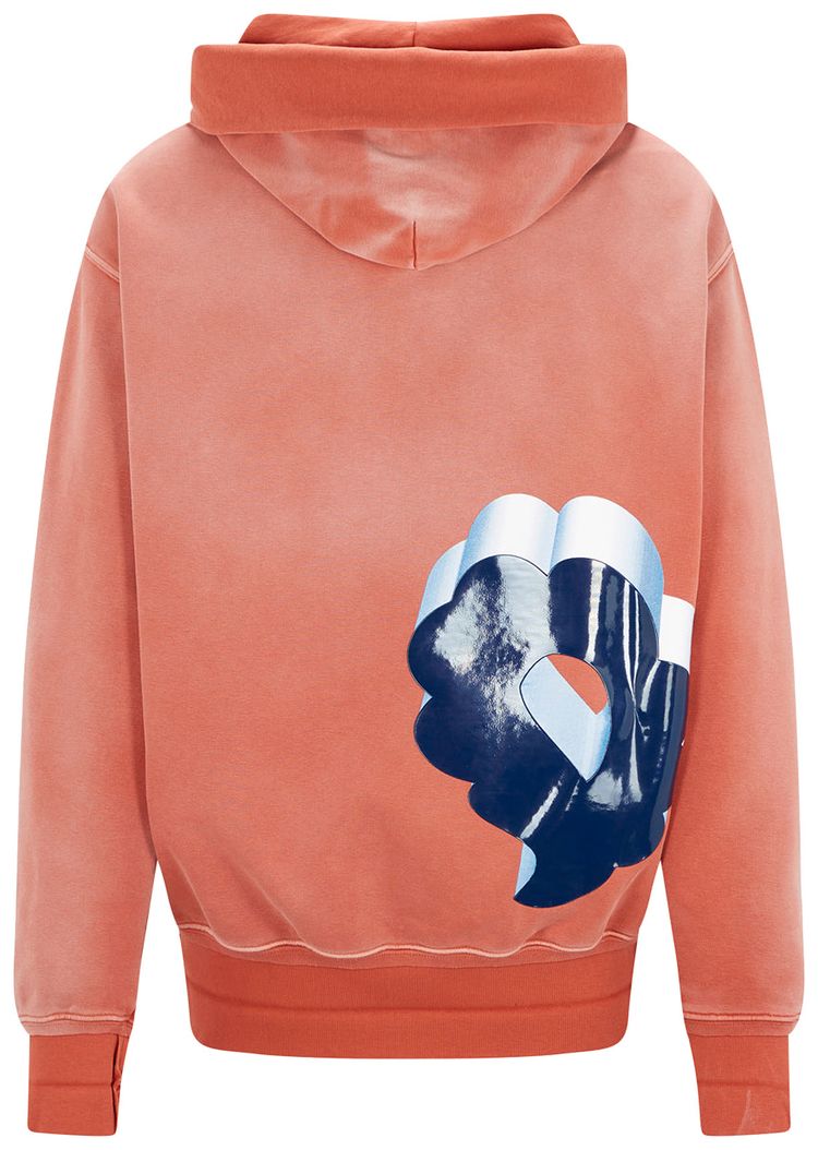 Maison Margiela Hoodie Dusty Brick Red