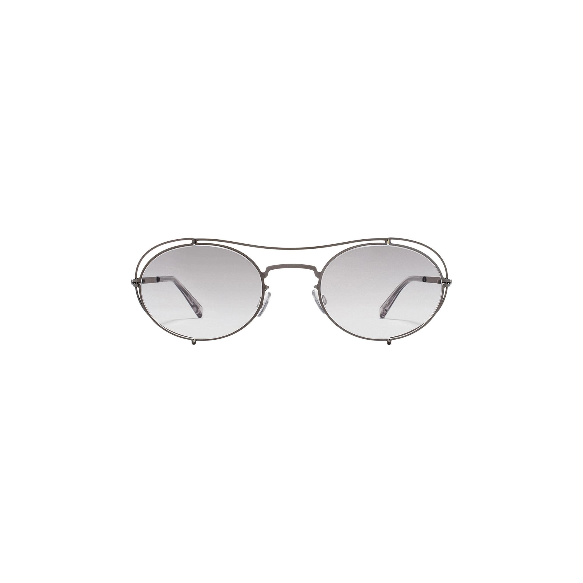 Buy Mykita x Maison Margiela Oval Sunglasses 'Shiny Graphite