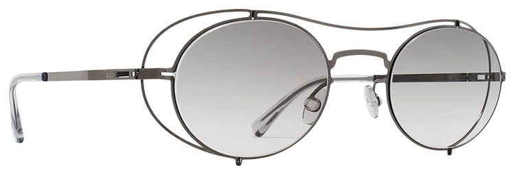 Mykita x Maison Margiela Oval Sunglasses Shiny Graphite