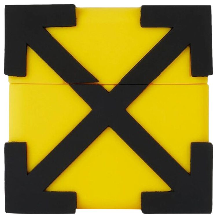 Off White Arrow Airpods Pro Case YellowBlack