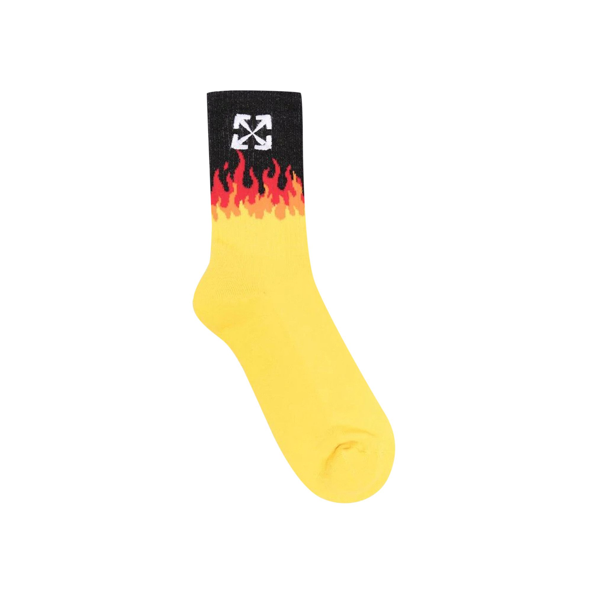 Off white yellow socks clearance