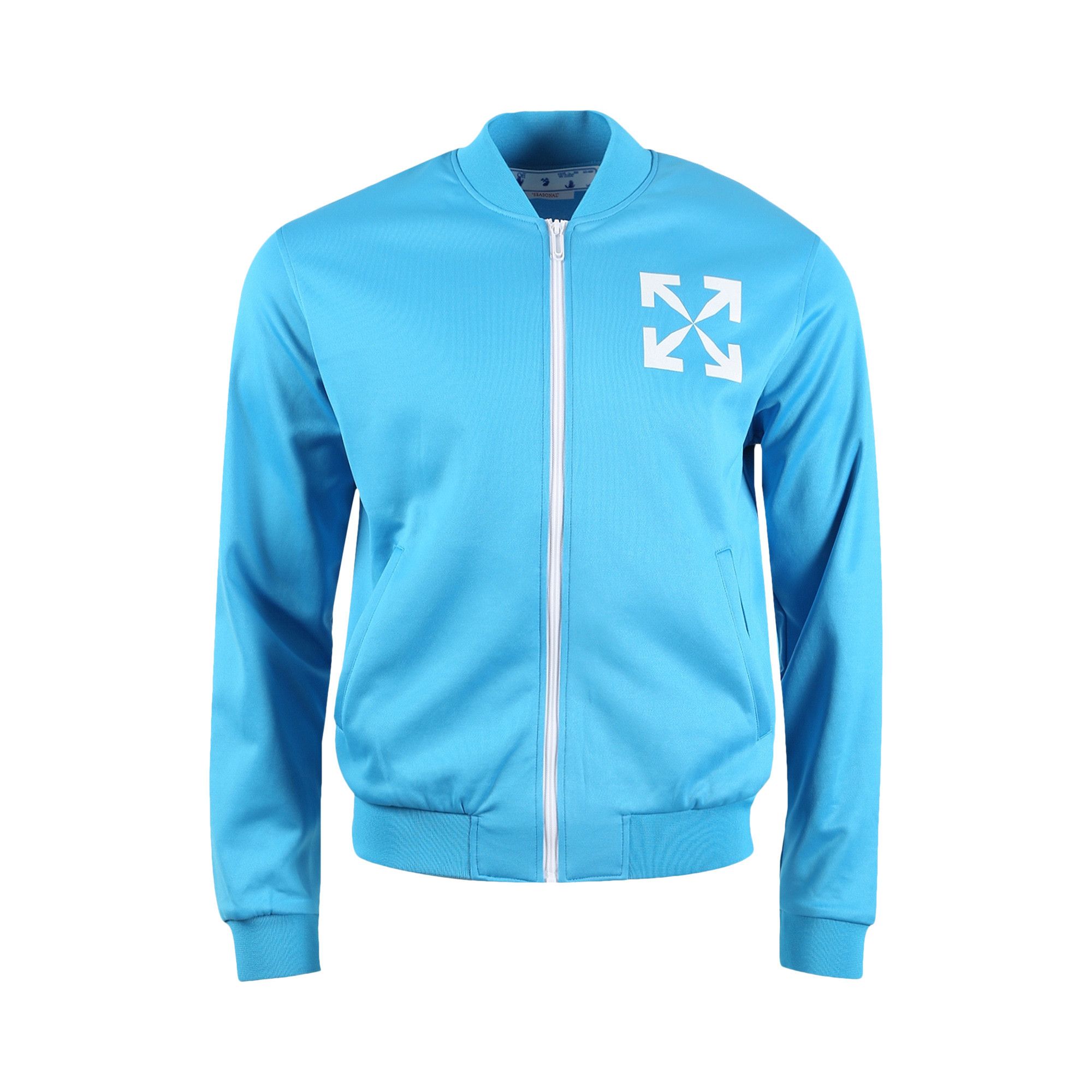 Size xs Off-White Single Arrow Slim Tracktop 'Cyan Blue/White'