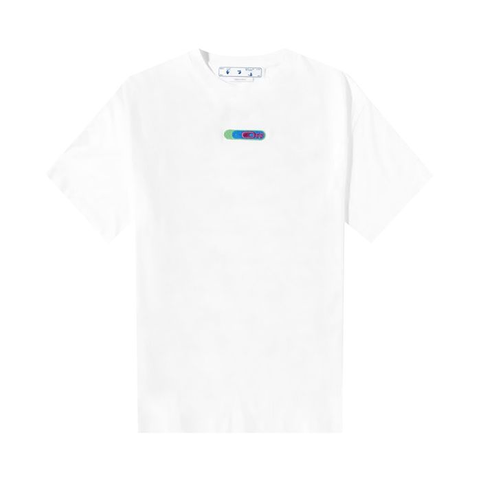 Buy OffWhite Weed Arrows Over Skate Tee 'White/Green