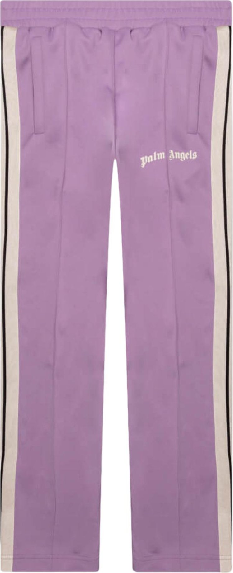 Palm Angels Classic Track Pants 'Lilac/Off White'