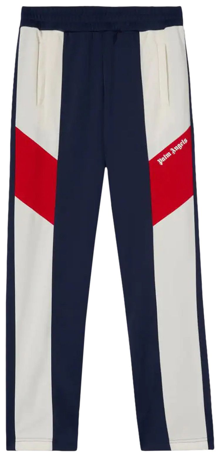 Buy Palm Angels V Colorblock Track Pants 'Navy Blue/White ...
