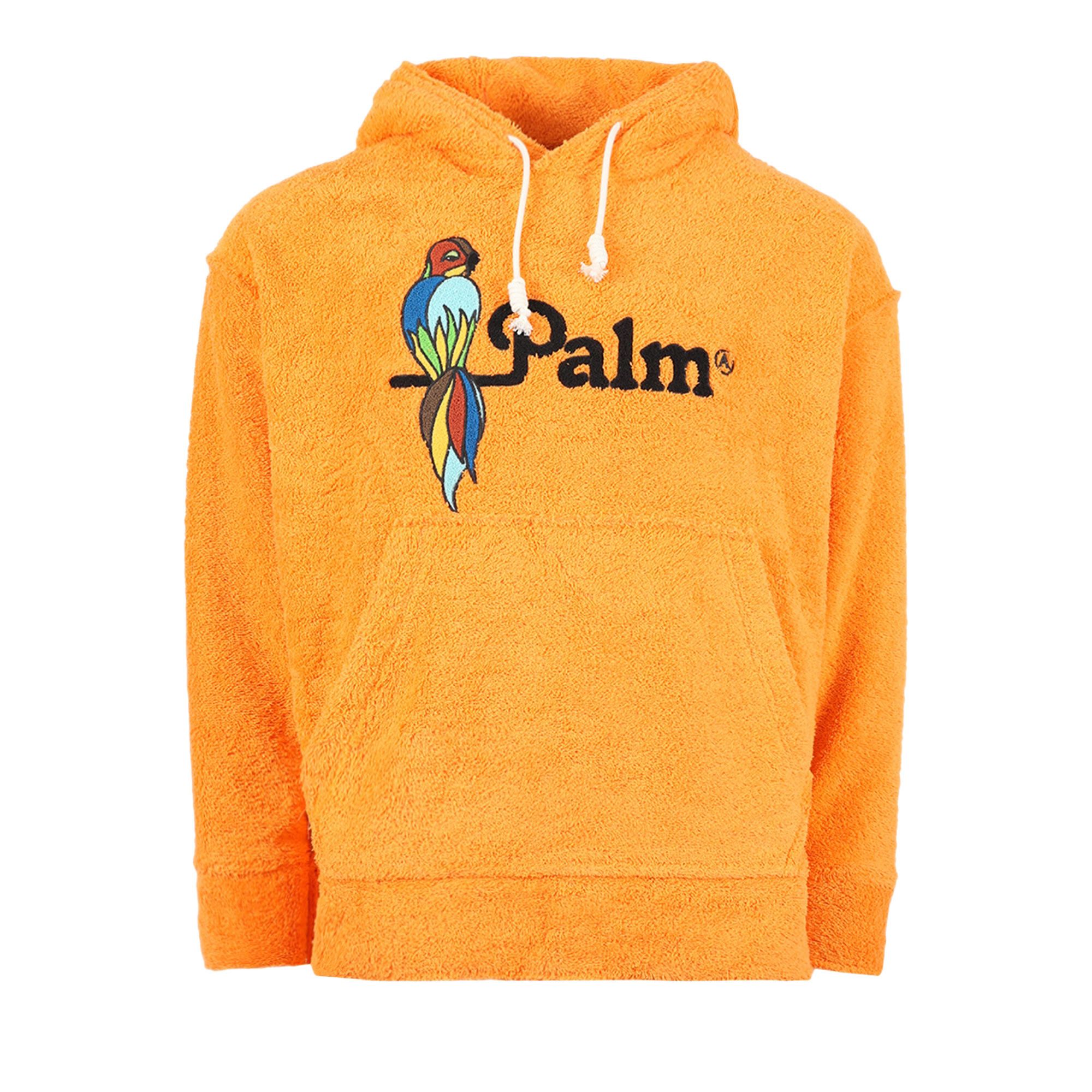 Palm angels orange hoodie on sale