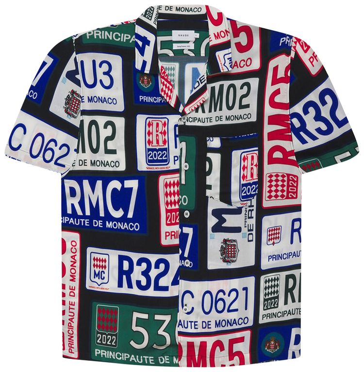 Rhude Licence Button Up Multicolor
