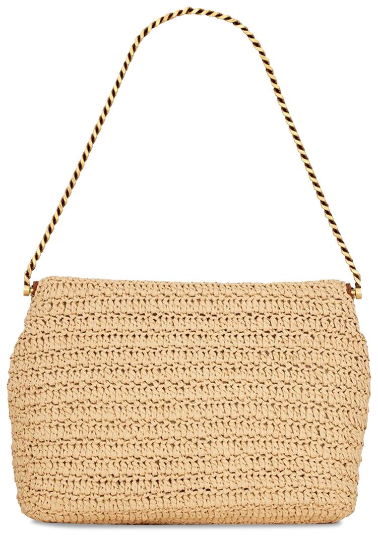 Saint Laurent Medium Sac Charniere Bag NaturalBrick