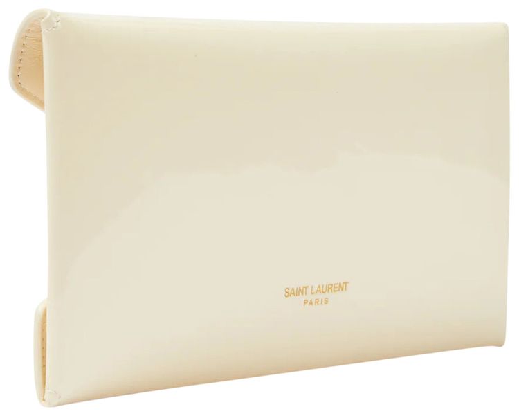 Saint Laurent Paloma Patent Clutch Coquille