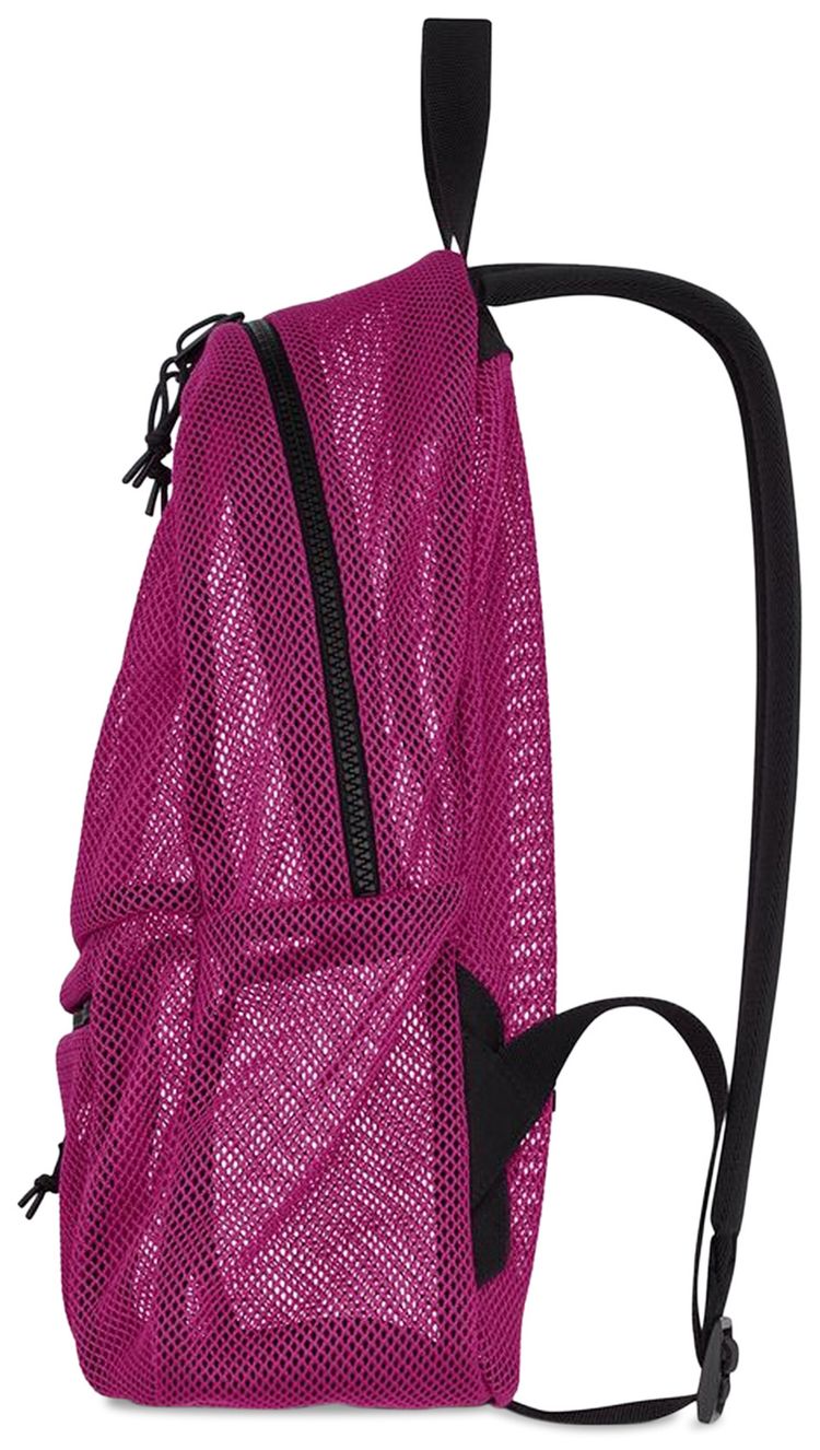 Saint Laurent Nylon Mesh Backpack Fuchsia Couture
