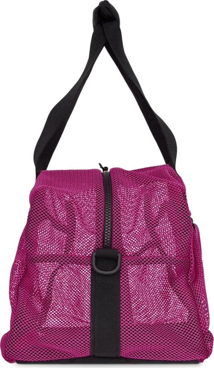 Saint Laurent Nylon Mesh Duffle Bag Fuchsia Couture