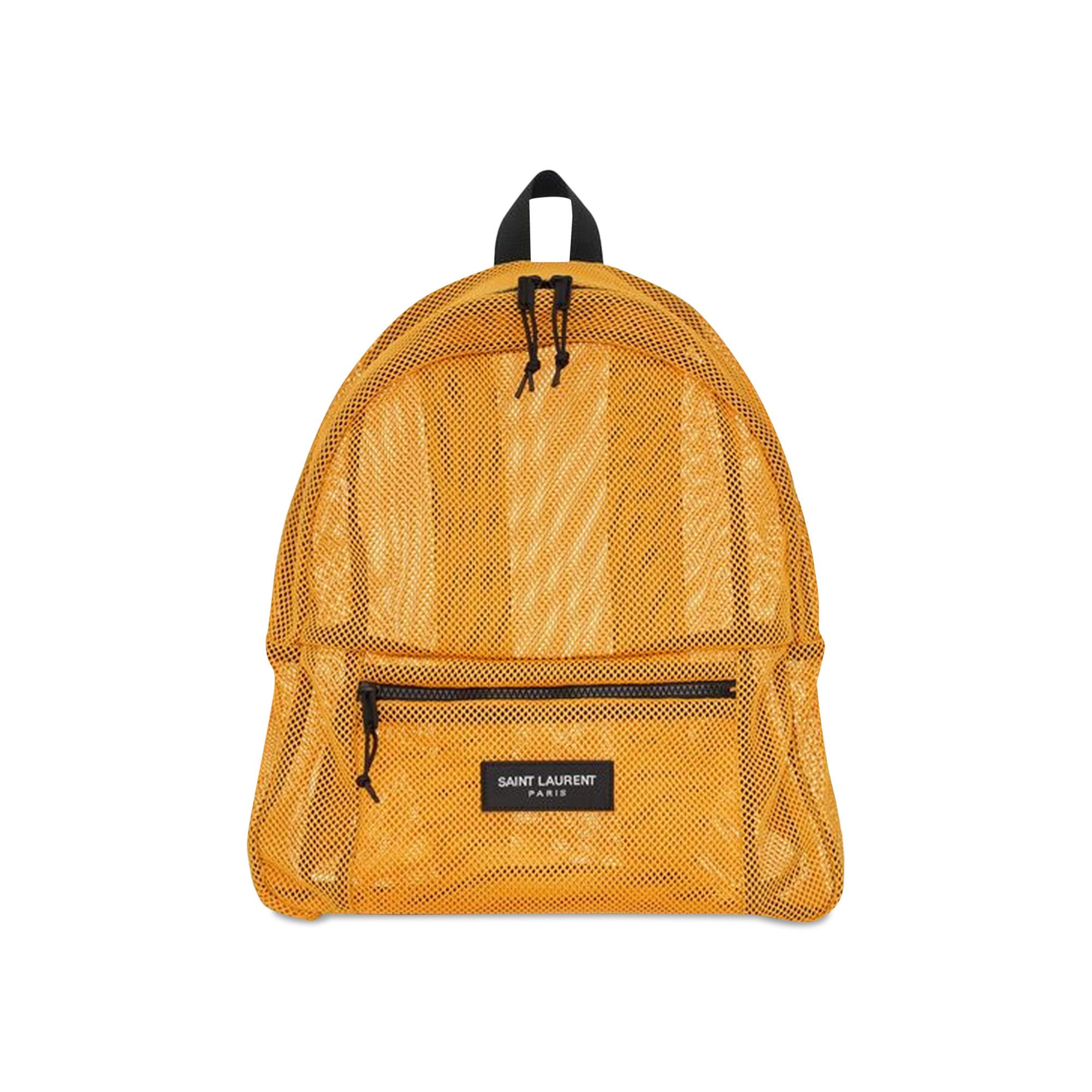 Yellow mesh backpack outlet