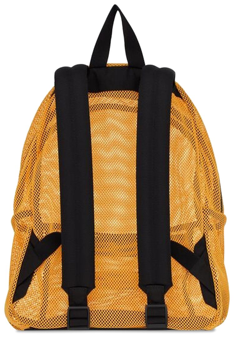 Saint Laurent Nylon Mesh Backpack Jaune Yellow