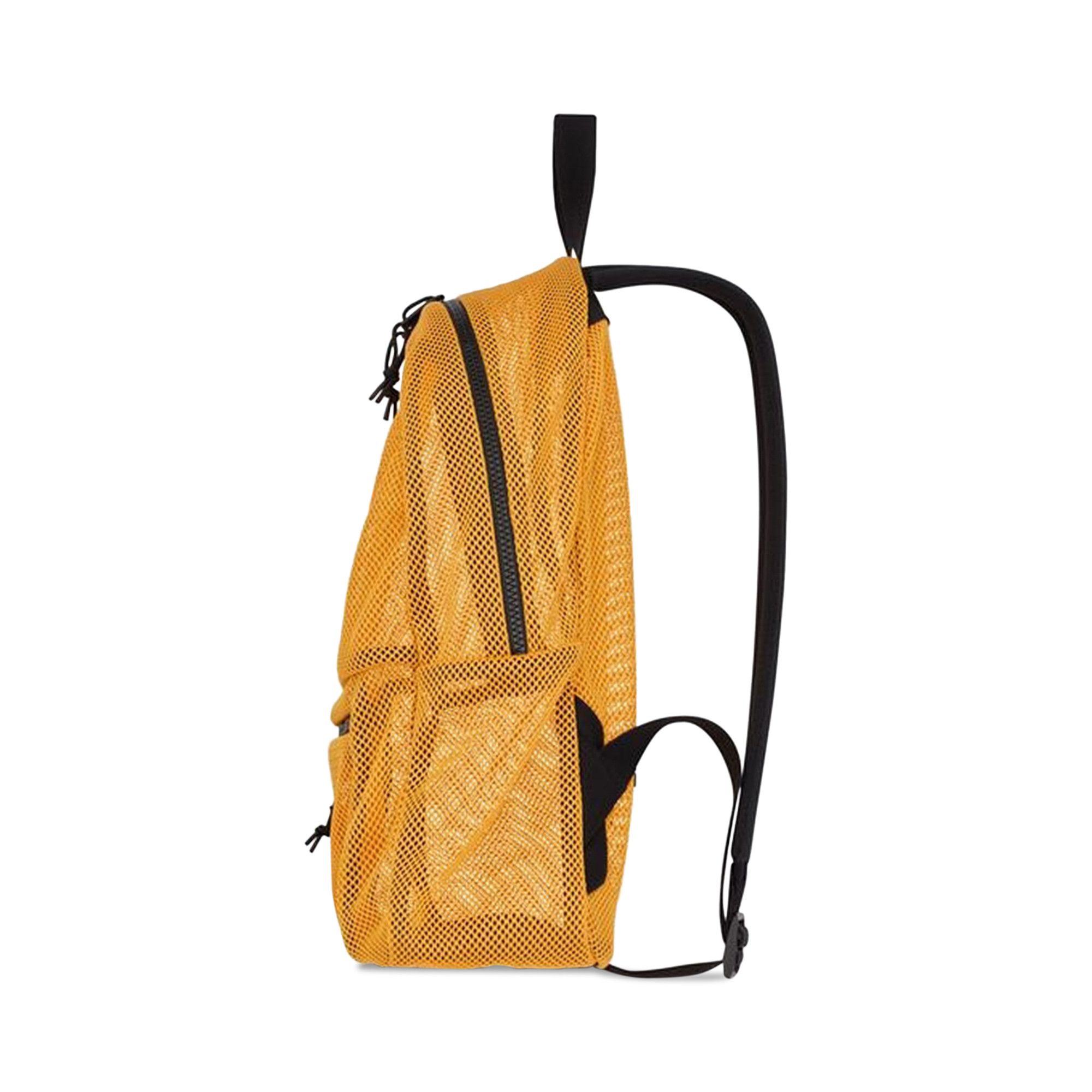 Yellow mesh backpack discount