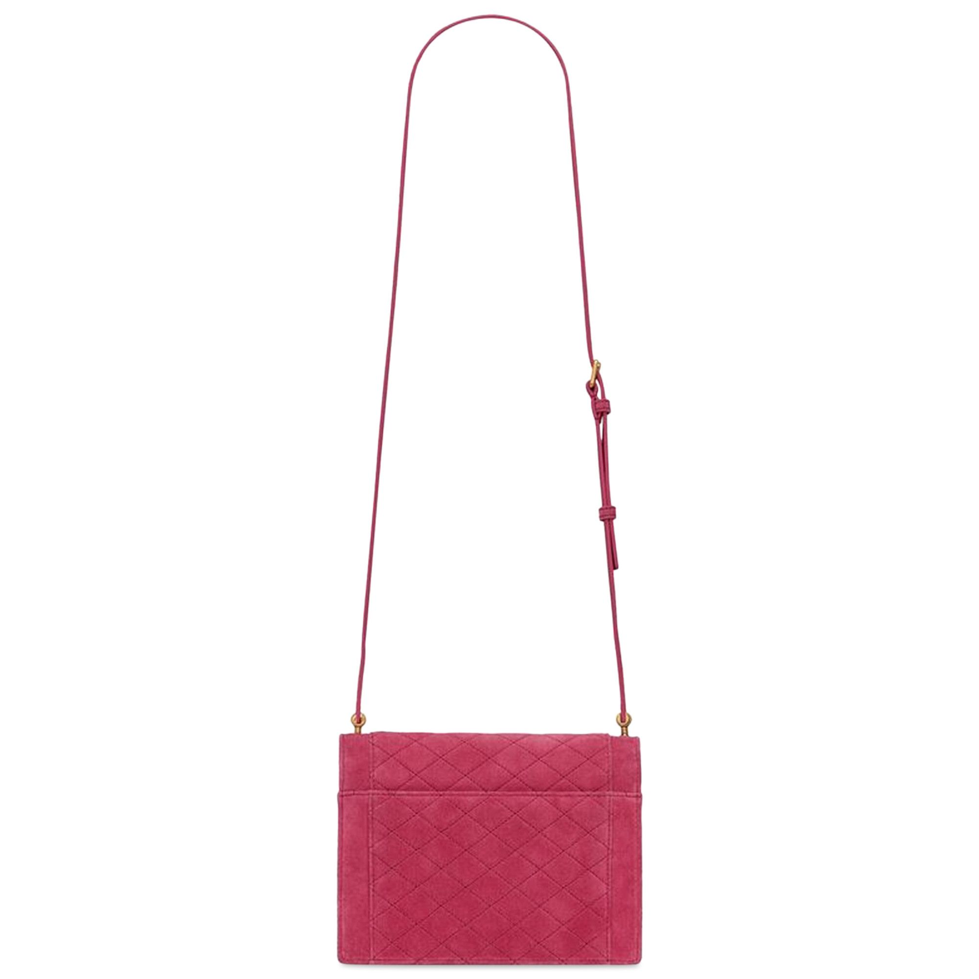 Buy Saint Laurent Mini Gaby Monogram Satchel Bag 'Rose
