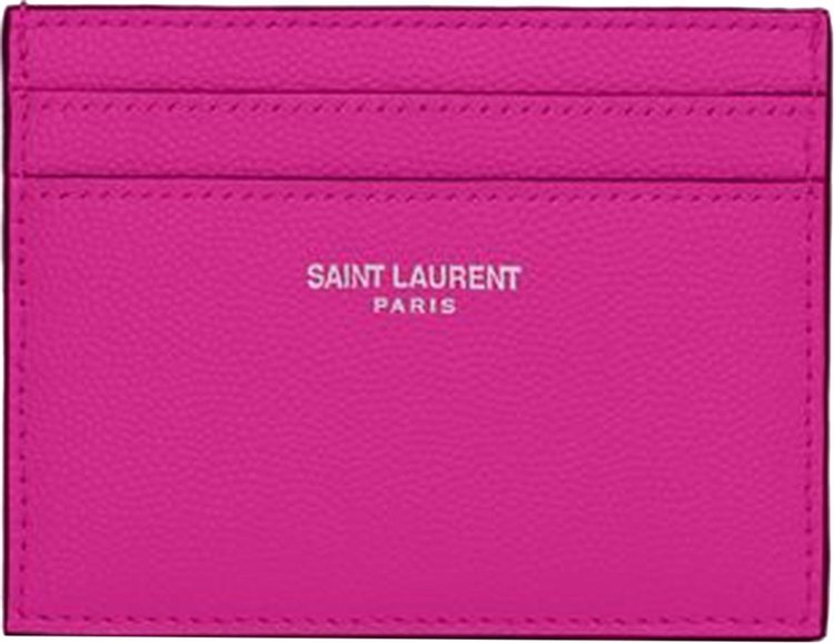 Saint Laurent Cardholder 'Fuchsia Couture'