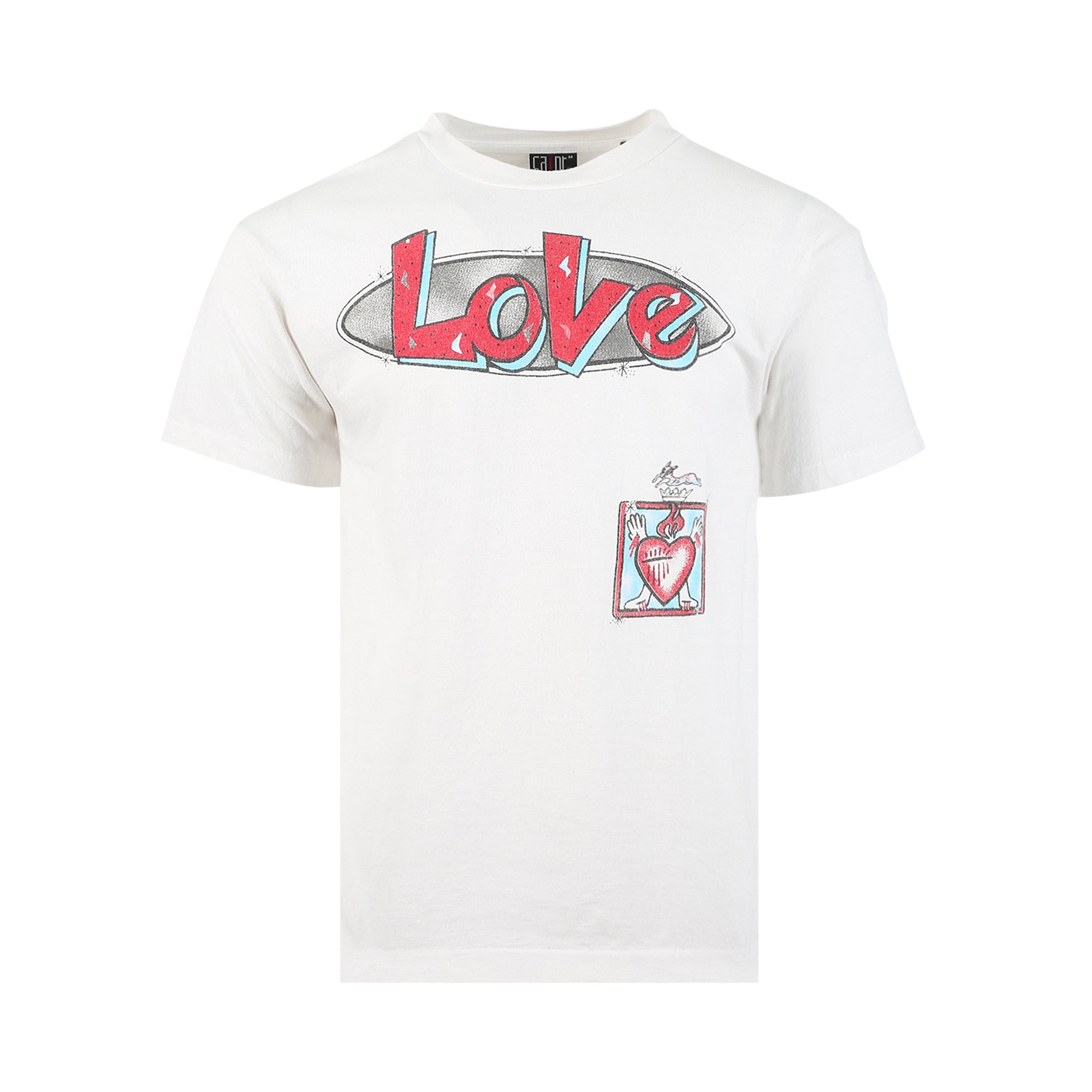 Buy Saint Michael Love Tee 'White' - SM S22 0000 001 | GOAT