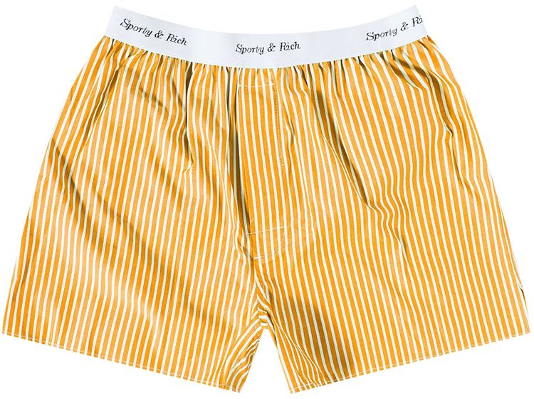 Sporty  Rich Cassie Boxer Yellow Striped