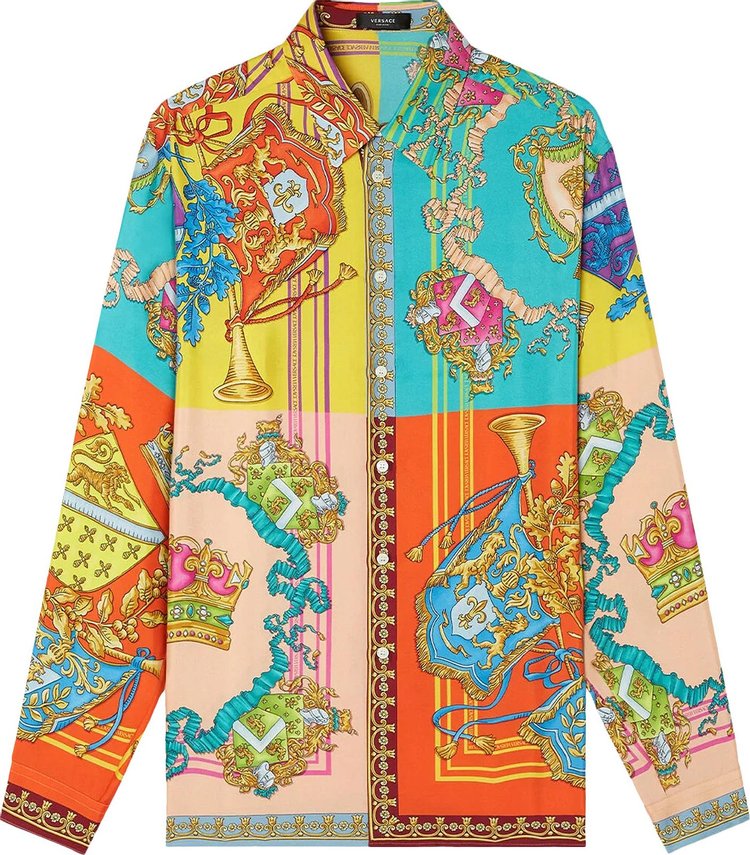 Buy Versace Royalty Print Informal Shirt 'Multicolor' - 1003941 1A03522 ...