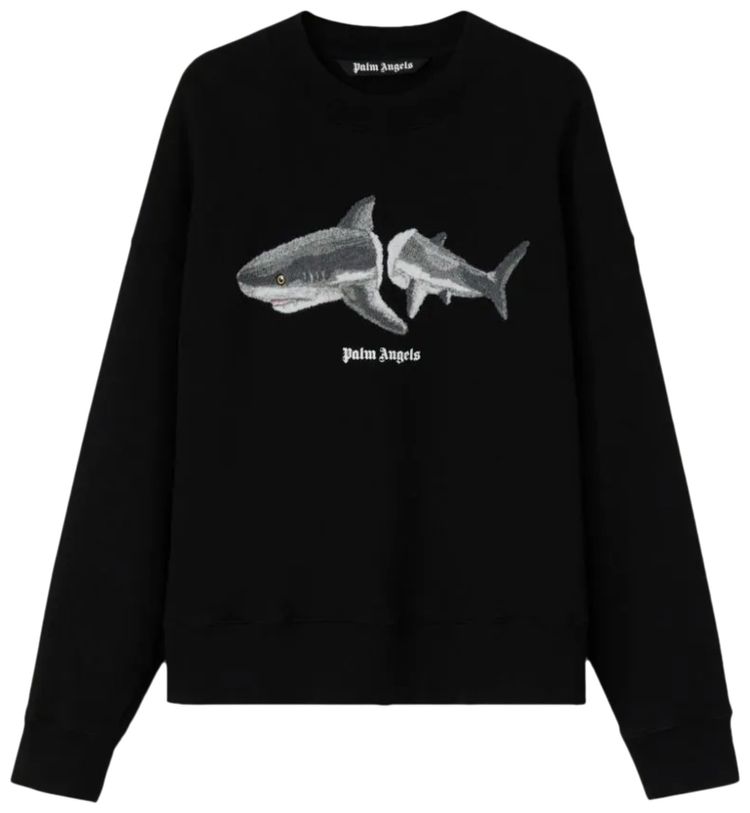 Palm Angels Shark Crew Black