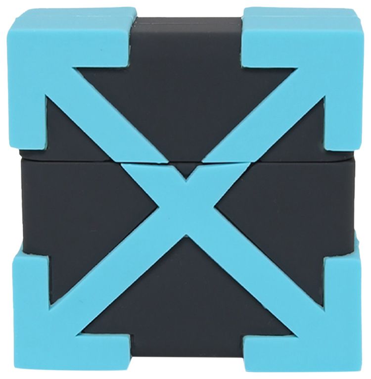 Off White Arrow Airpods Case Cyan Blue