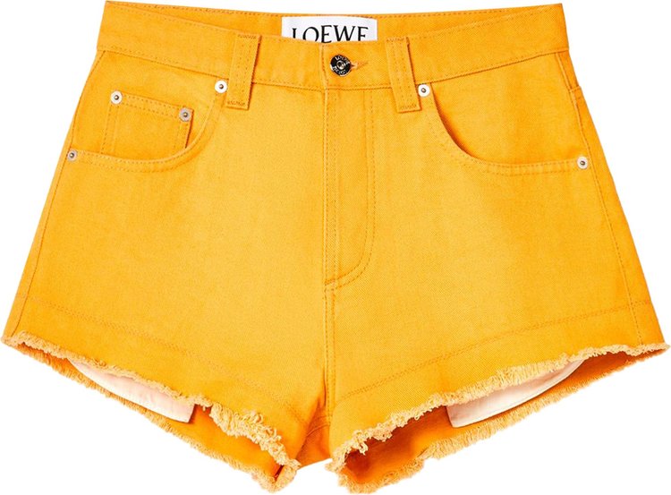 Buy Loewe Denim Shorts 'Mandarin' - S616Y11X04 9130 | GOAT