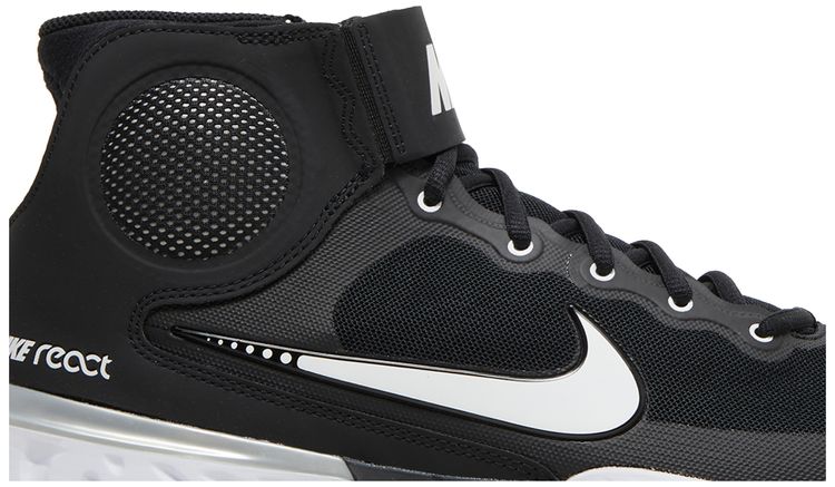 Nike Alpha Huarache Elite 3 Mid Black Light Smoke Grey