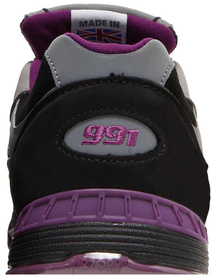 New Balance Stray Rats x Wmns 991 Made In England Black Purple