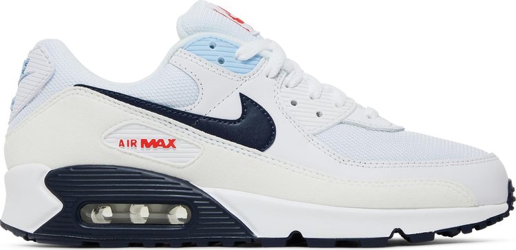 autor Susceptibles a cojo Air Max 90 'White Midnight Navy' | GOAT
