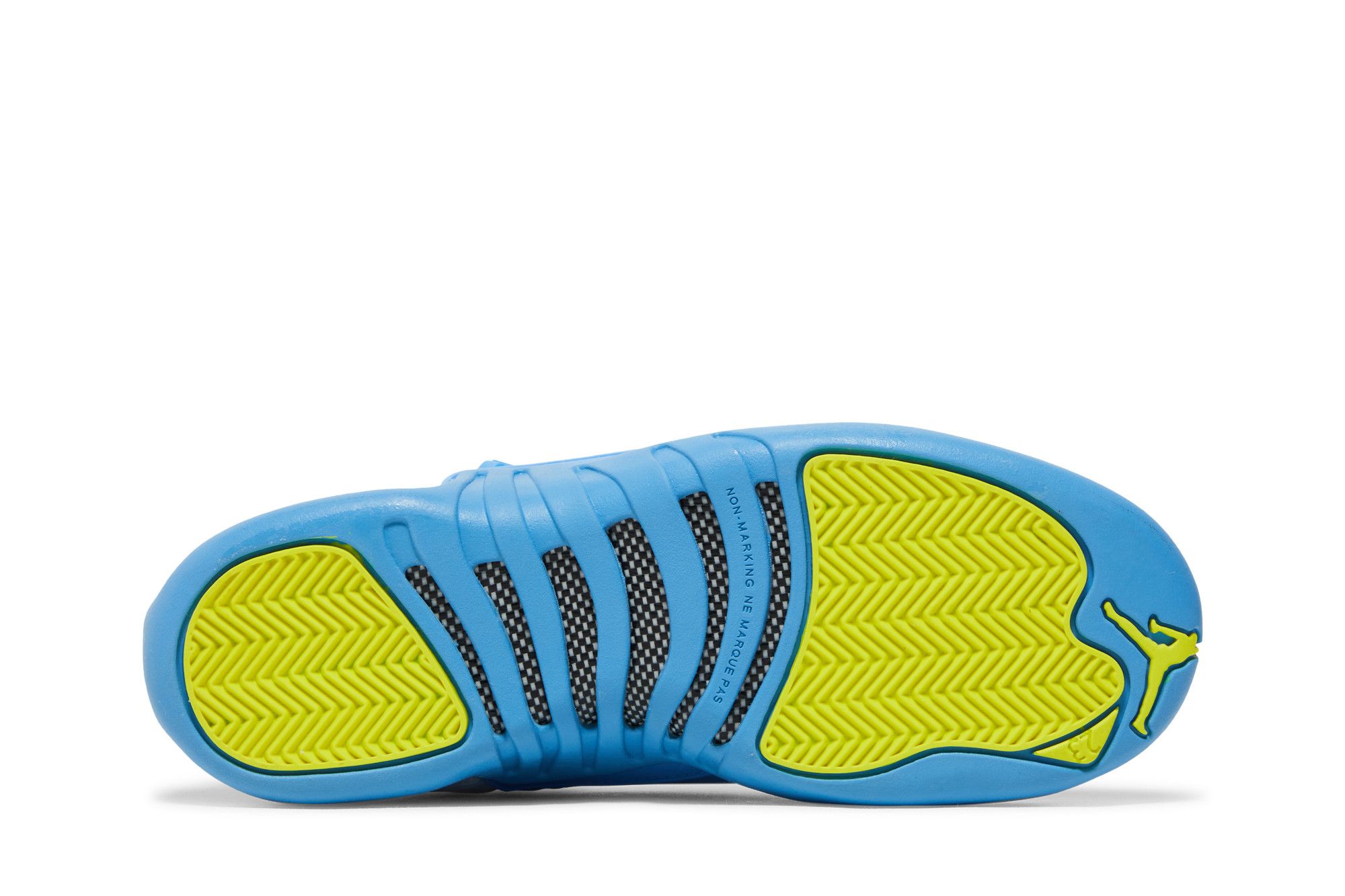 Blue and yellow jordan 12 shop