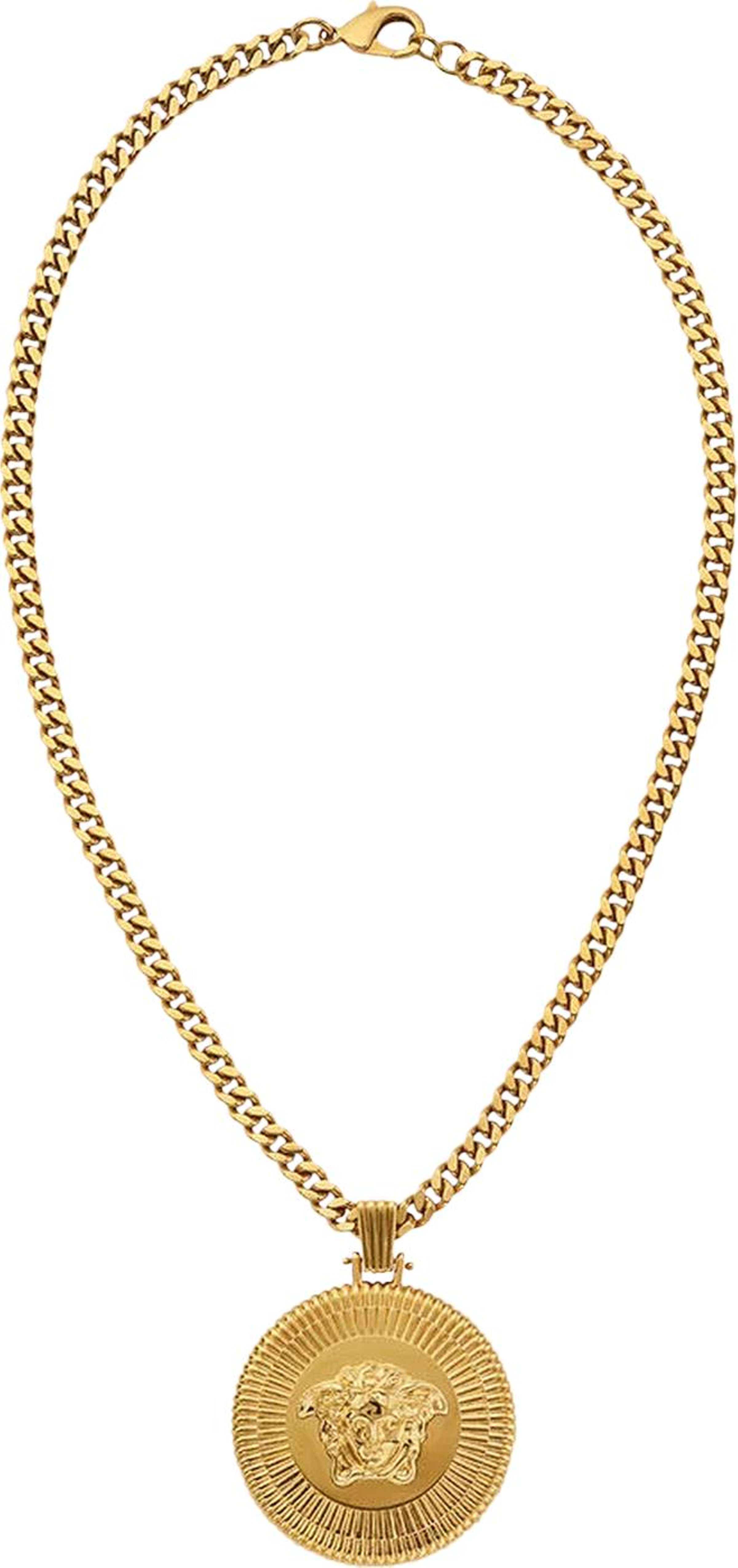 Buy Versace Medusa Biggie Necklace Gold 1005334 1a00620 3j000 Goat 