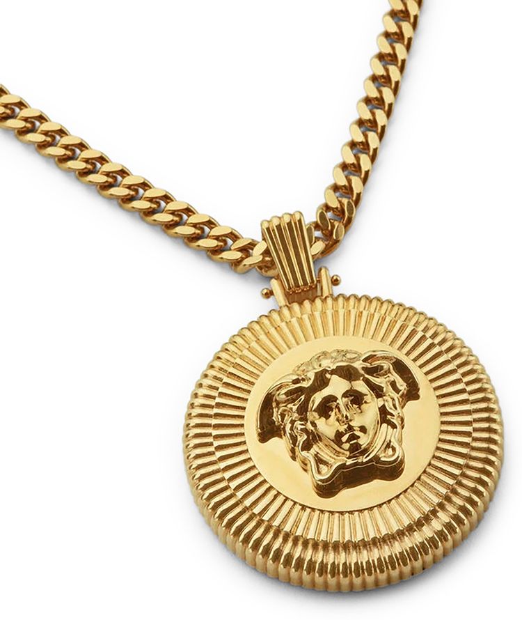 Versace Medusa Biggie Necklace Gold