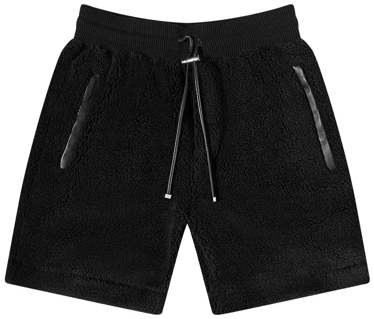 Amiri Polar Fleece Shorts Black