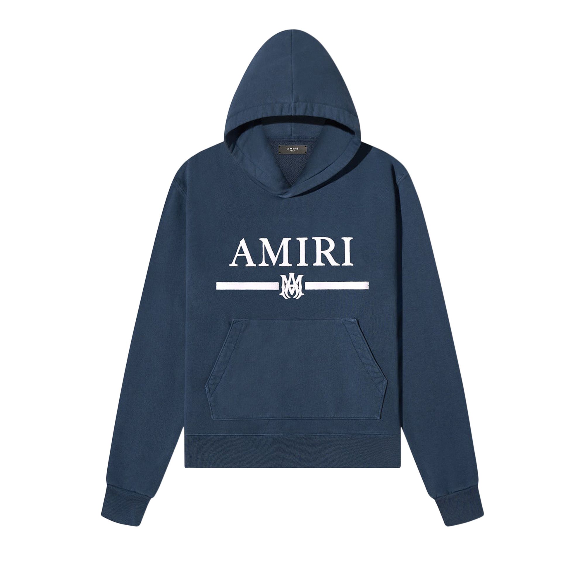 Buy Amiri Bar Embroidery Hoodie 'Pond Blue' - SS22MJL012 433