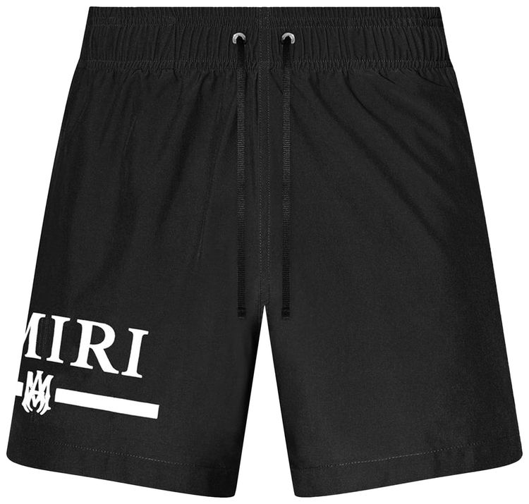 Amiri Bar Swim Trunk Black