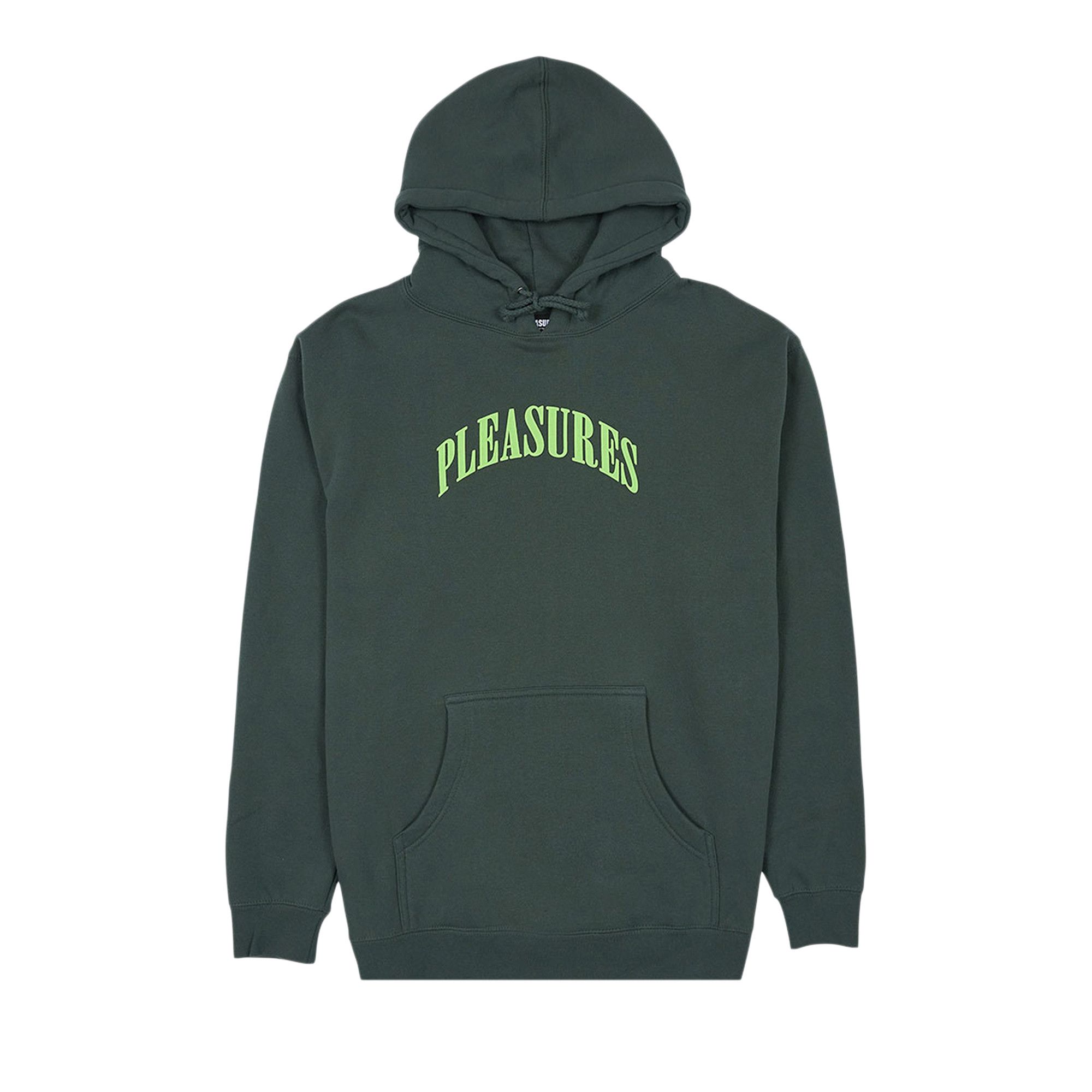 Pleasures hoodie green new arrivals