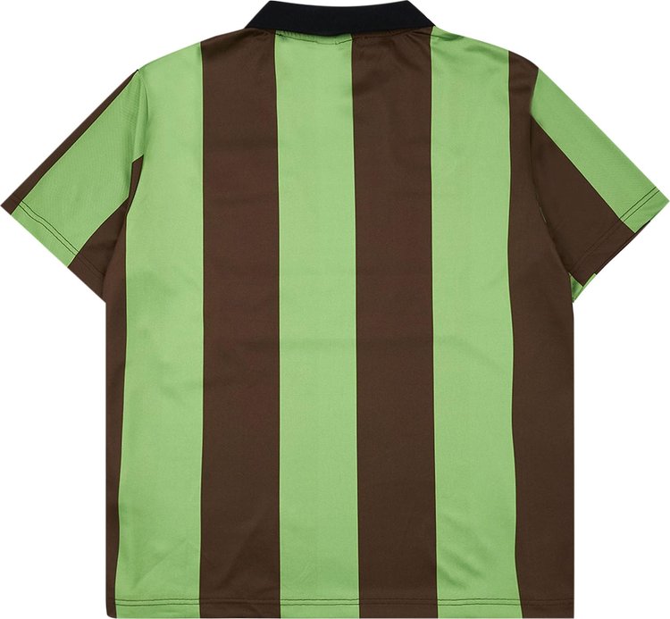 Pleasures Penalty Soccer Jersey Brown