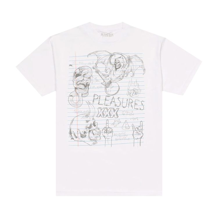 Pleasures Homework T Shirt White