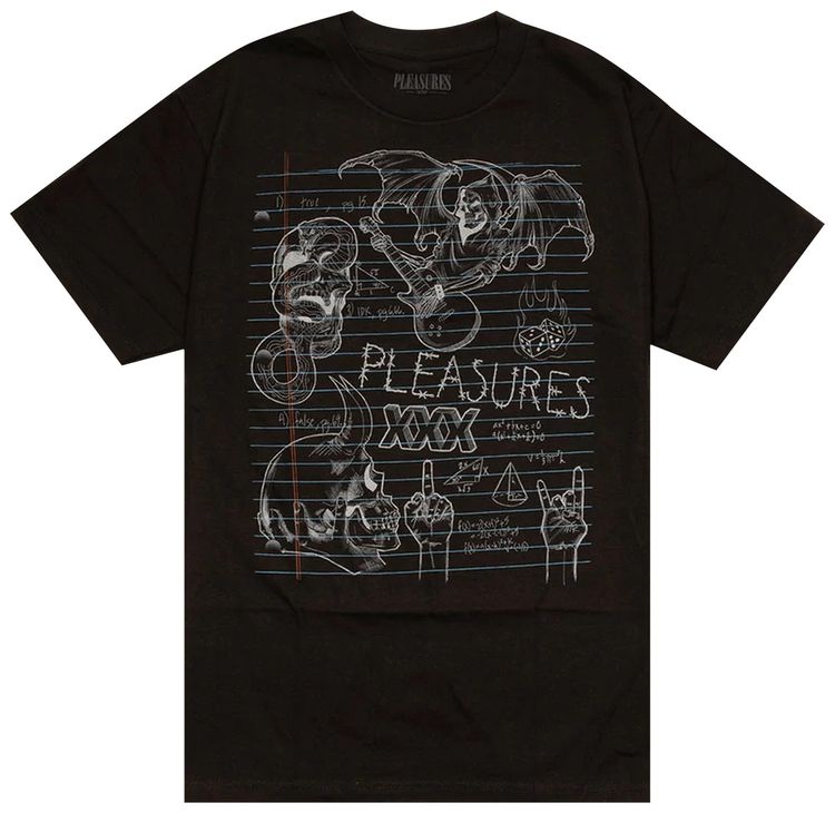 Pleasures Homework T Shirt Black