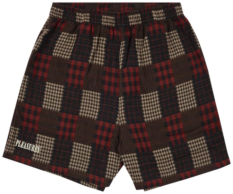 Pleasures Hook Up Shorts Brown