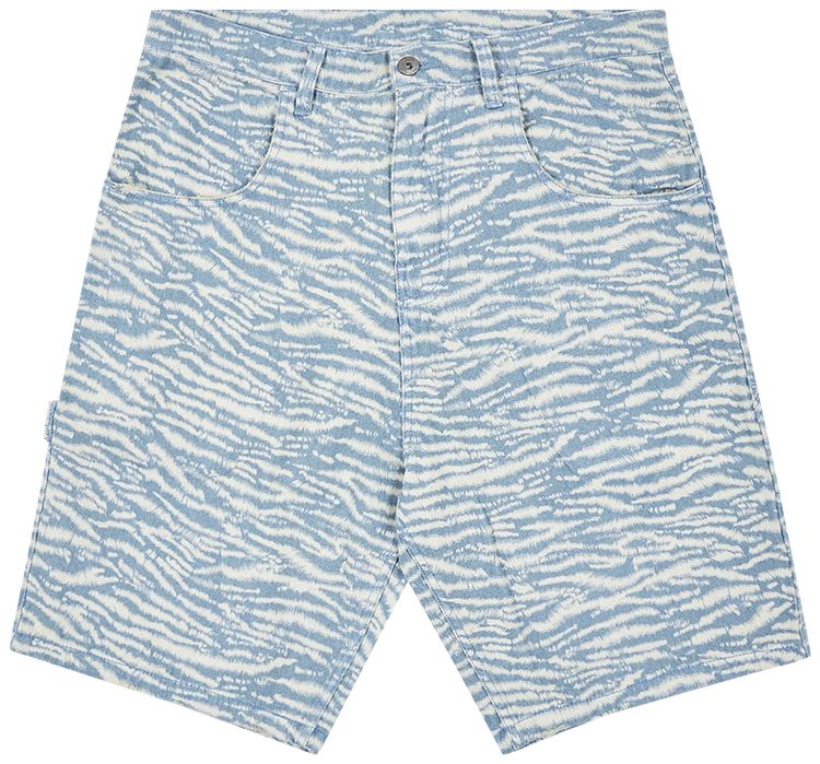 Pleasures Saturn Denim Shorts 'Blue'