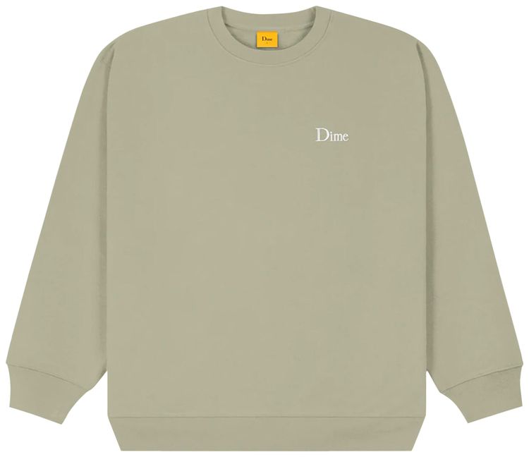 Dime Classic Small Logo Crewneck Slate Green